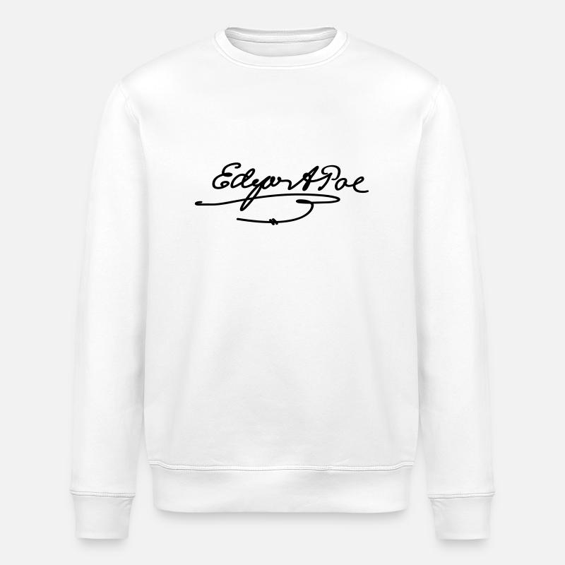 Edgar Allan Poe - Sweat bio ROLLER Stanley/Stella Unisexe - blanc