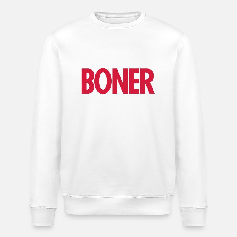 Boner - Stanley/Stella ROLLER Unisex Organic Sweatshirt - white