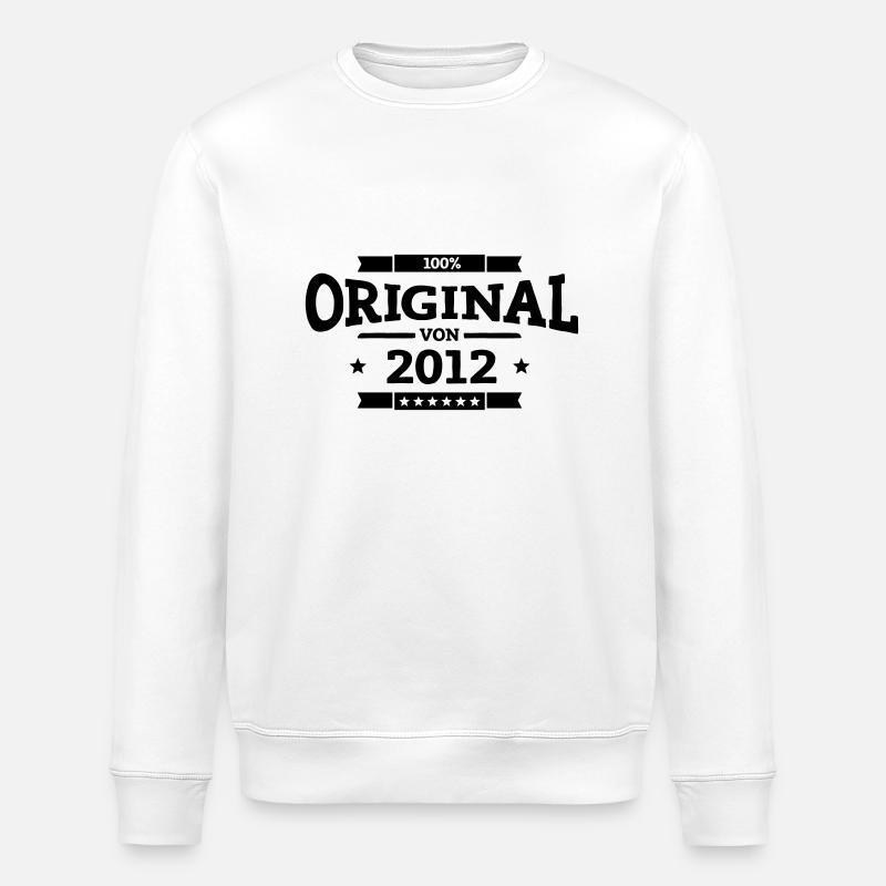 Original von 2012 - Stanley/Stella Unisex Bio-Sweatshirt ROLLER - Weiß