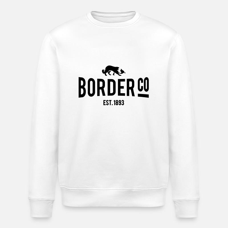 Border Co - Sweat bio ROLLER Stanley/Stella Unisexe - blanc