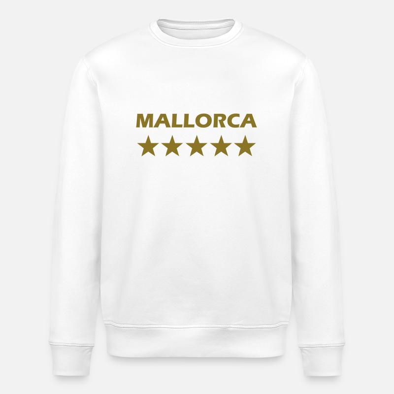 mallorca - Stanley/Stella Unisex Bio-Sweatshirt ROLLER - Weiß
