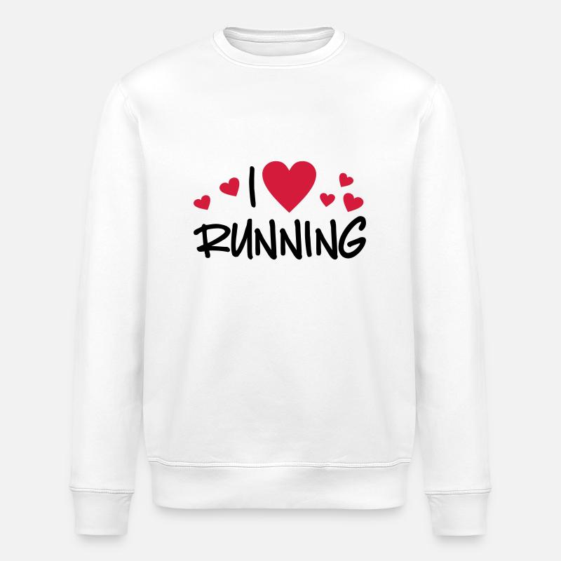 run - Stanley/Stella ROLLER Unisex Organic Sweatshirt - white