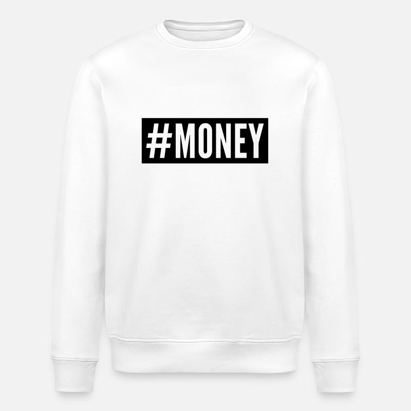 Argent - Sweat bio ROLLER Stanley/Stella Unisexe - blanc