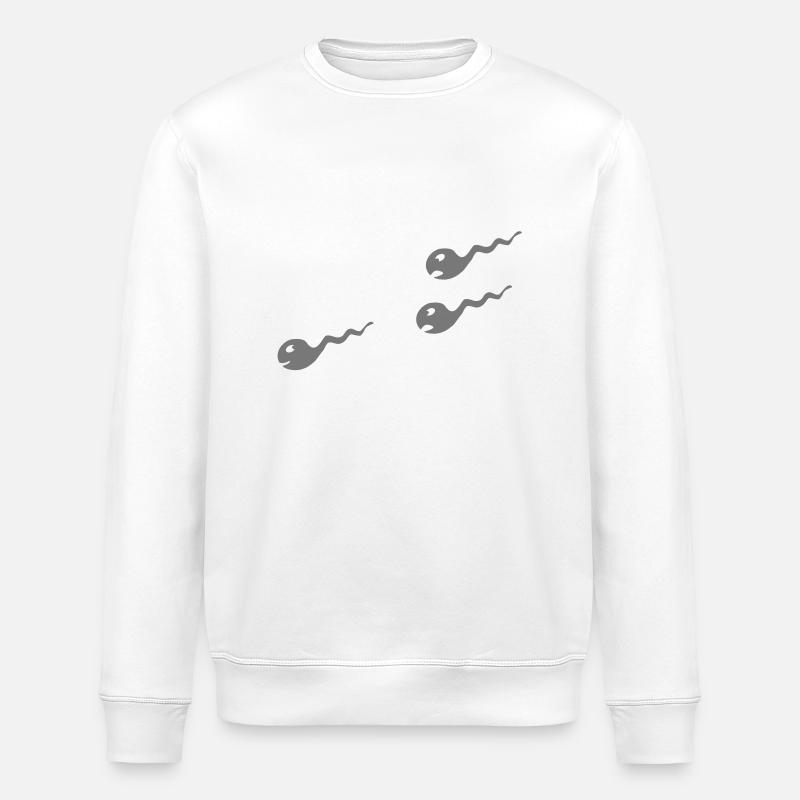 spermatozoide - Sweat bio ROLLER Stanley/Stella Unisexe - blanc