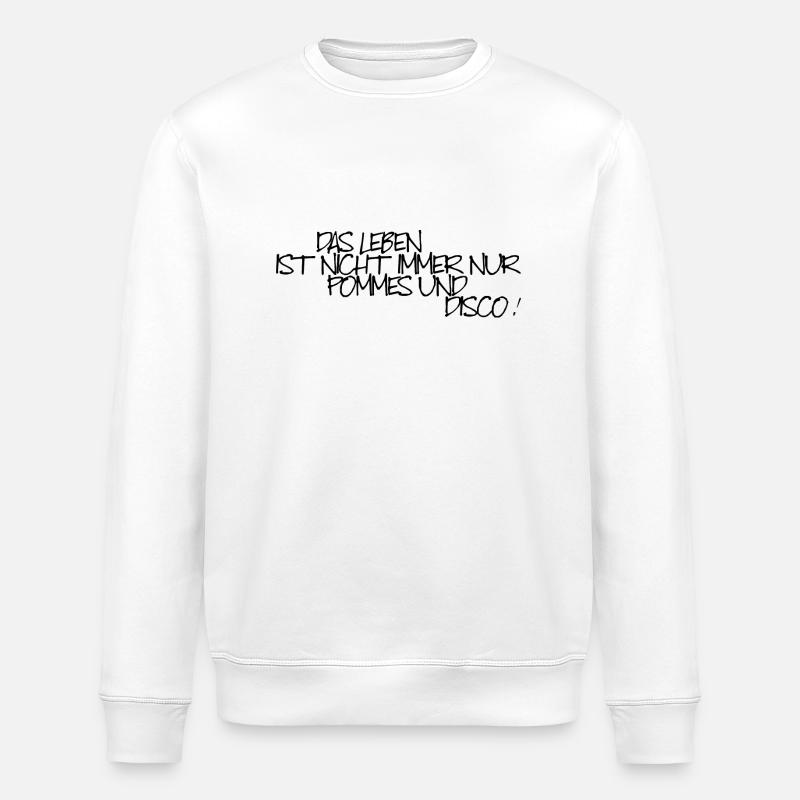 Frites et discothèque - Sweat bio ROLLER Stanley/Stella Unisexe - blanc