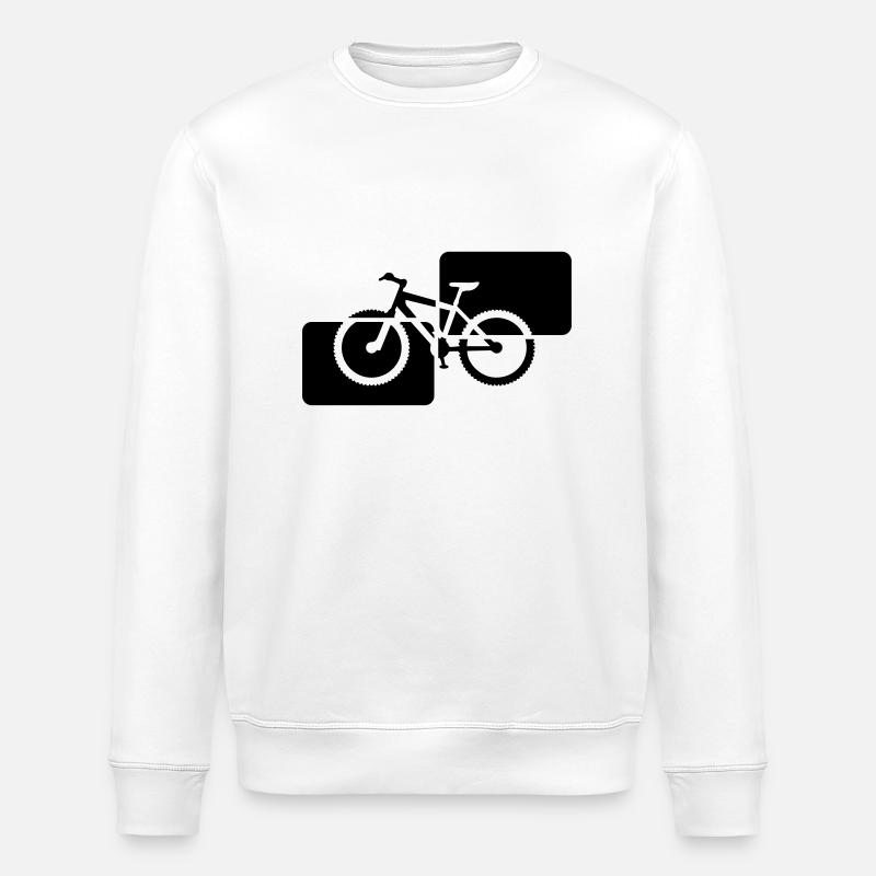 Vélo - Sweat bio ROLLER Stanley/Stella Unisexe - blanc