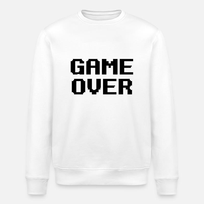 Game Over - Stanley/Stella Unisex Bio-Sweatshirt ROLLER - Weiß