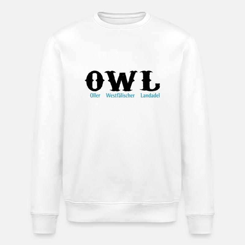 owl - Stanley/Stella Unisex Bio-Sweatshirt ROLLER - Weiß