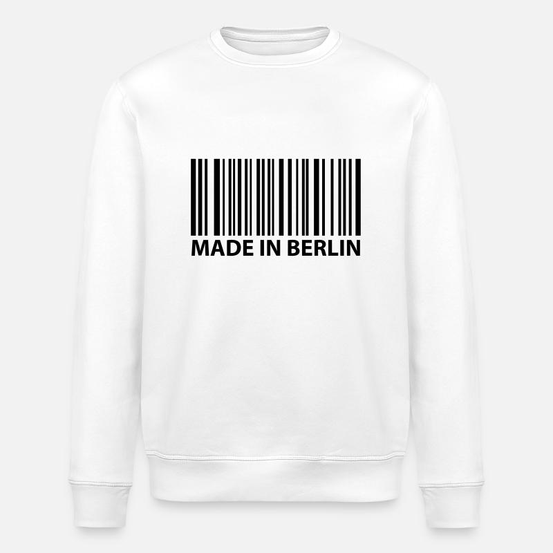 made in berlin - Stanley/Stella ROLLER Unisex Organic Sweatshirt - white