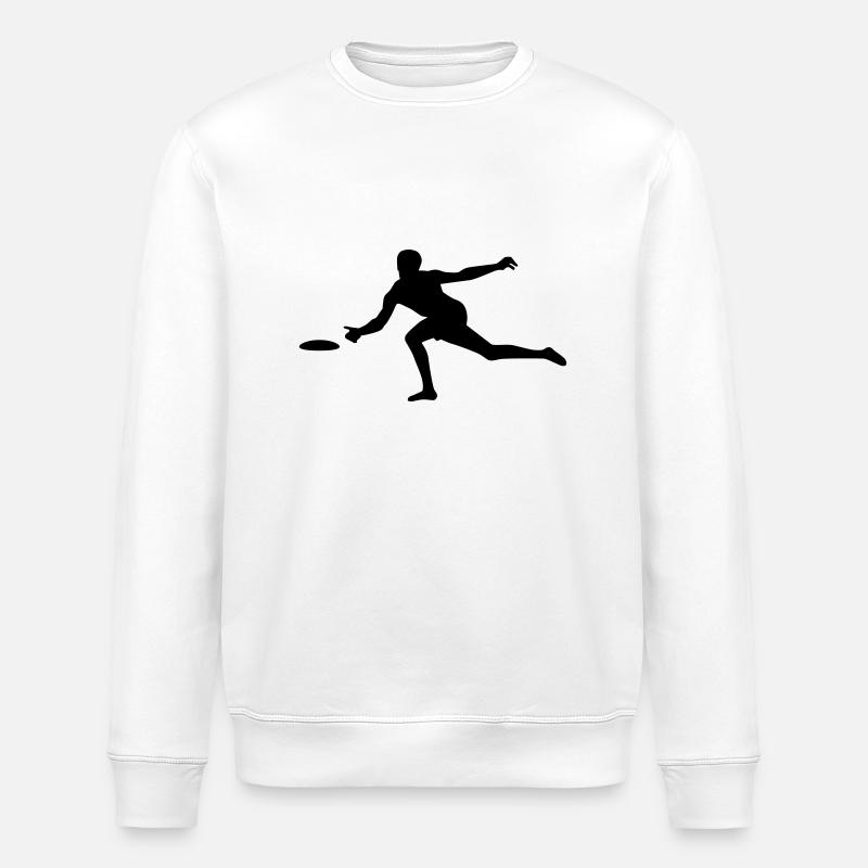 Discgolf - Stanley/Stella ROLLER Unisex Organic Sweatshirt - white