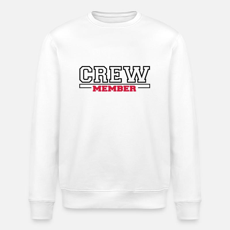crew member - Stanley/Stella Unisex Bio-Sweatshirt ROLLER - Weiß