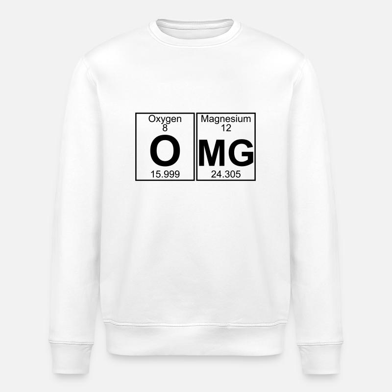 O-Mg (omg) - Full - Sweat bio ROLLER Stanley/Stella Unisexe - blanc