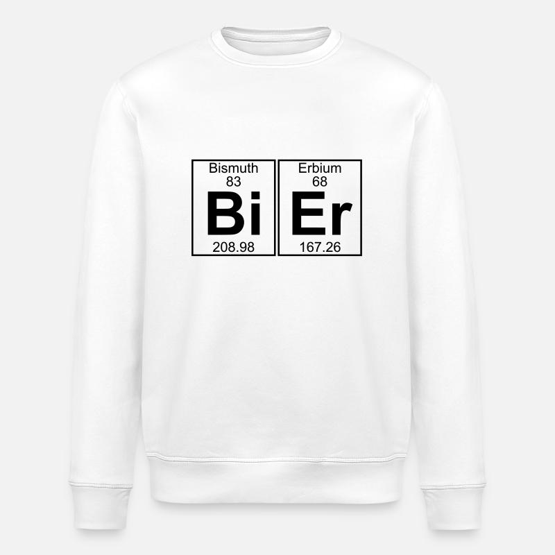 Bi-Er (bier) - Sweat bio ROLLER Stanley/Stella Unisexe - blanc