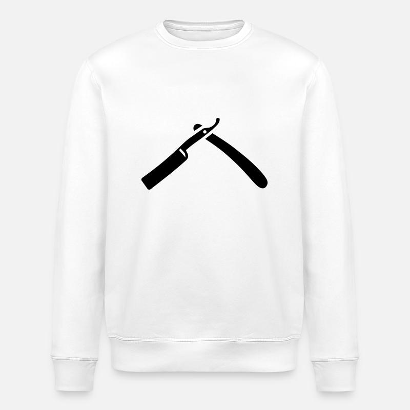 Shaving - Stanley/Stella ROLLER Unisex Organic Sweatshirt - white