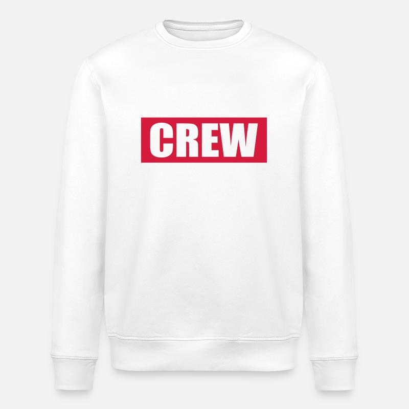 crew - Stanley/Stella Unisex Bio-Sweatshirt ROLLER - Weiß