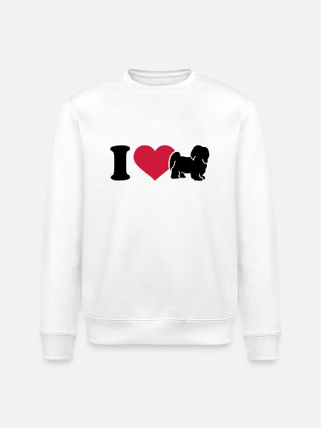 Havaneser - Stanley/Stella Unisex Bio-Sweatshirt ROLLER - Weiß