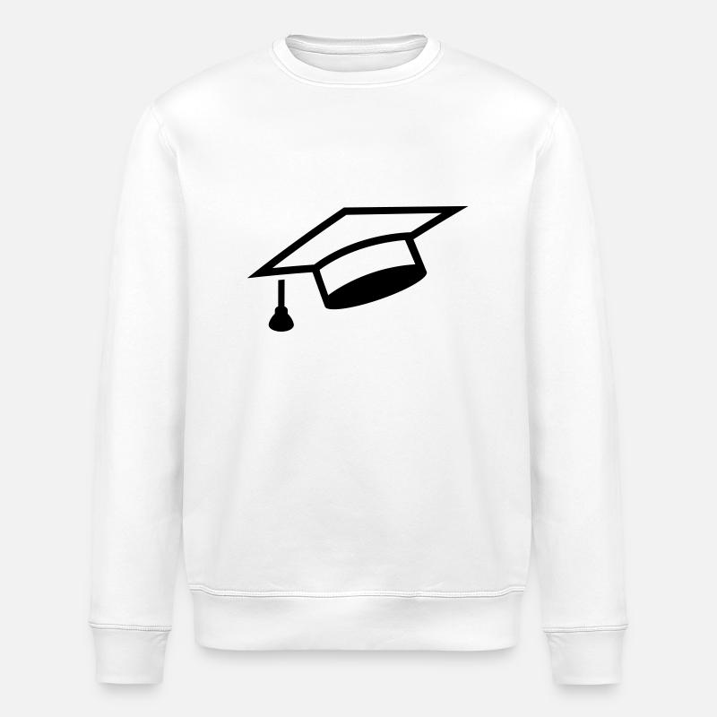 bachelor_hat_f1 - Stanley/Stella Unisex Bio-Sweatshirt ROLLER - Weiß