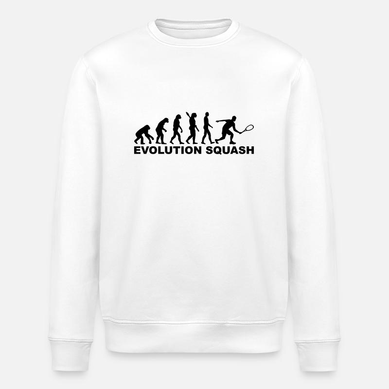 Evolution Squash - Stanley/Stella ROLLER Unisex Organic Sweatshirt - white