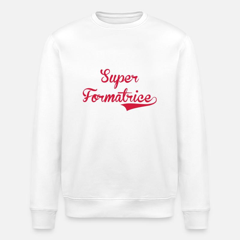 Ausbilder / Lehrer / Gestalter / trainer - Stanley/Stella Unisex Bio-Sweatshirt ROLLER - Weiß