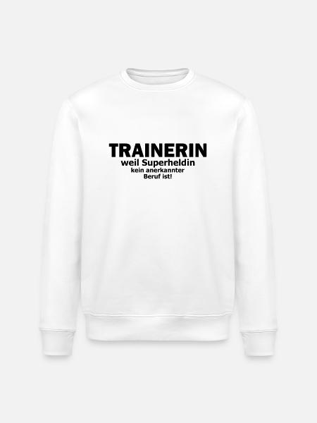 trainerin - Stanley/Stella Unisex Bio-Sweatshirt ROLLER - Weiß