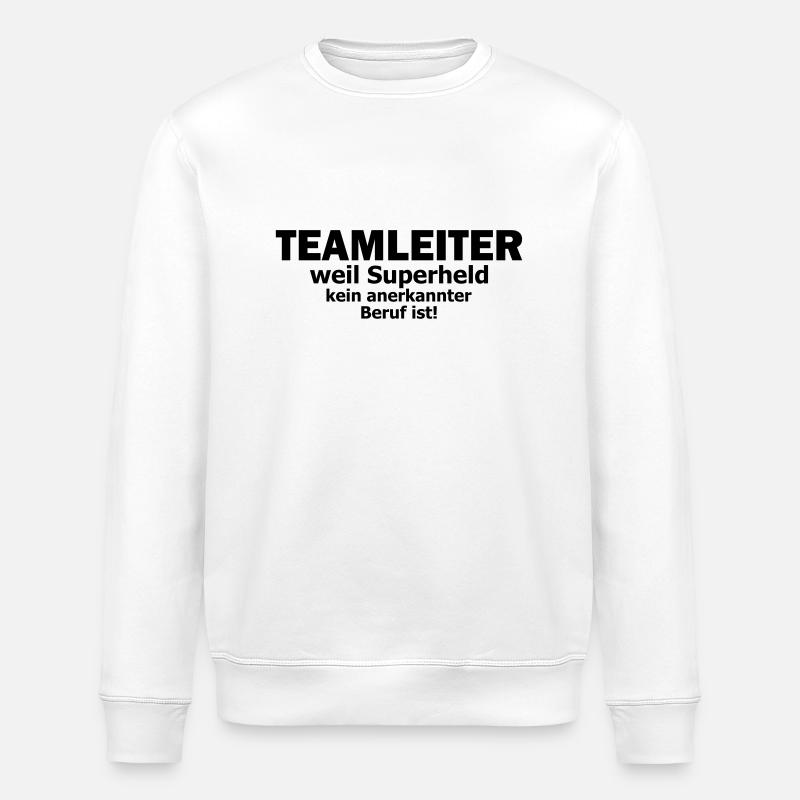 teamleiter - Stanley/Stella Unisex Bio-Sweatshirt ROLLER - Weiß