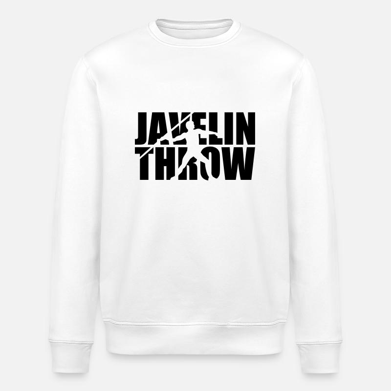 Javelin throw - Stanley/Stella ROLLER Unisex Organic Sweatshirt - white