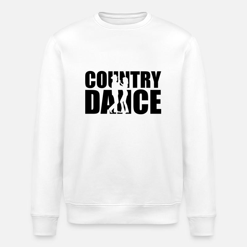 Country dance - Stanley/Stella ROLLER Unisex Organic Sweatshirt - white