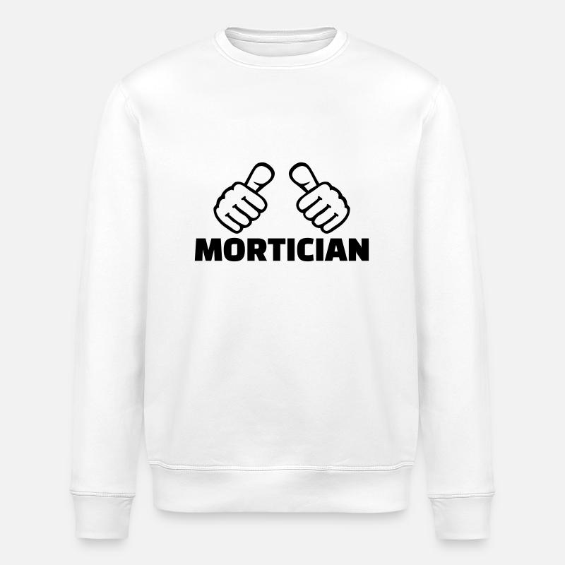 Mortician - Stanley/Stella ROLLER Unisex Organic Sweatshirt - white