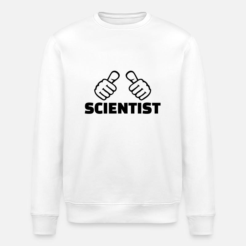 Scientist - Stanley/Stella Unisex Bio-Sweatshirt ROLLER - Weiß