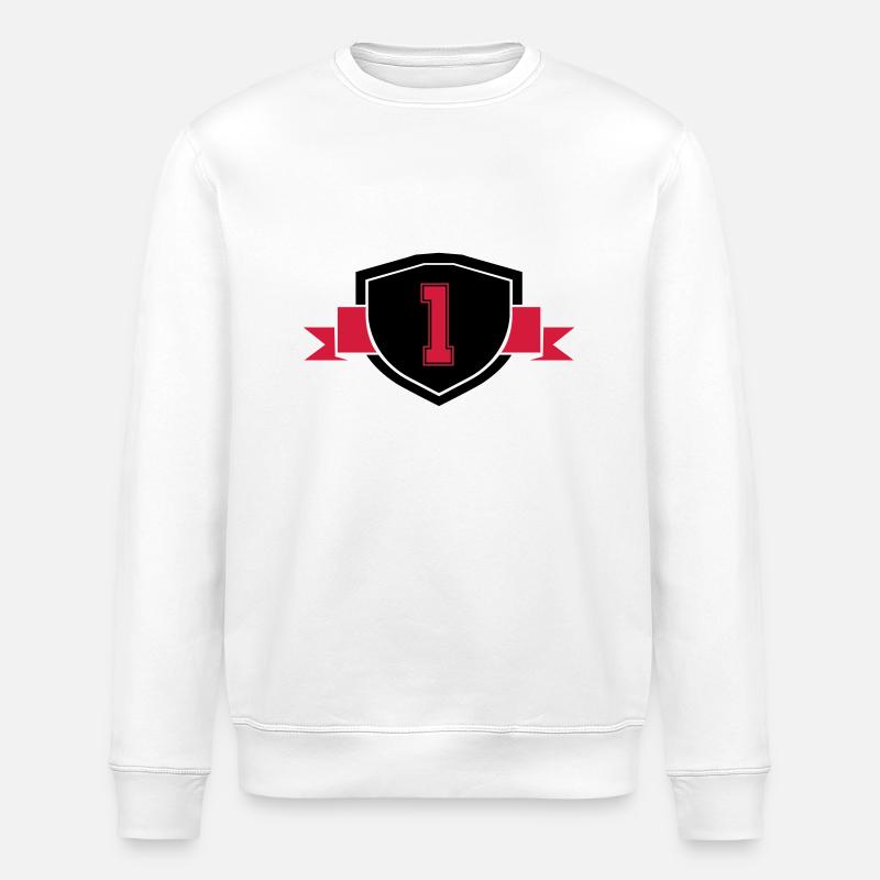 wappen_nr_1 - Stanley/Stella Unisex Bio-Sweatshirt ROLLER - Weiß