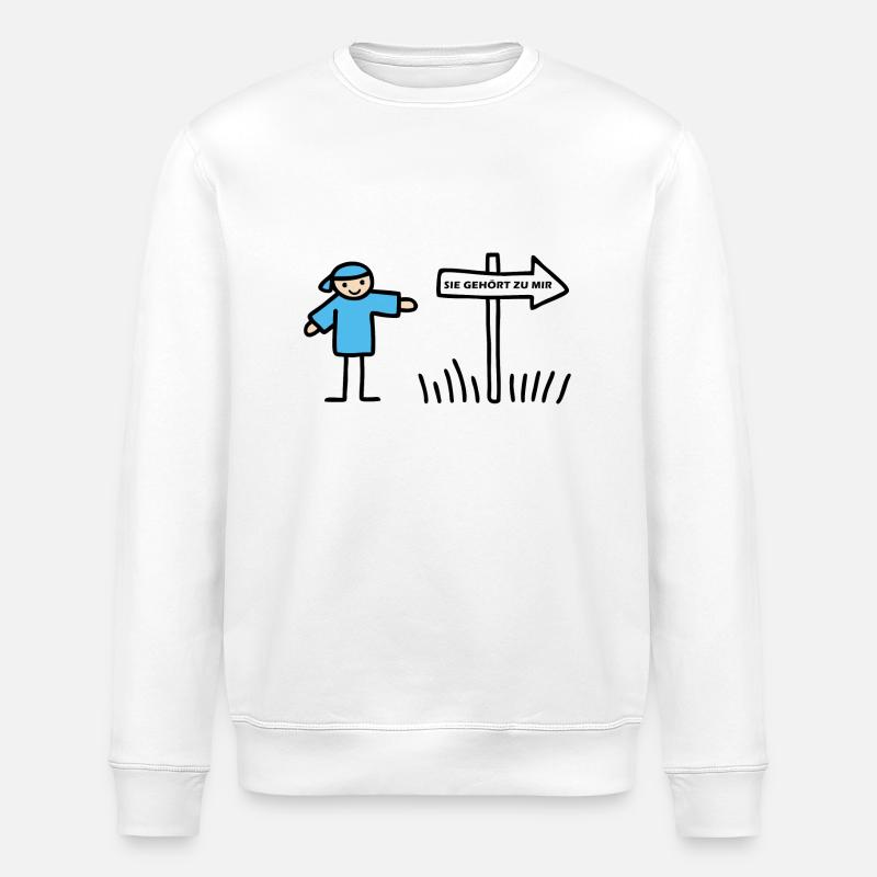 Sie gehört zu mir - Stanley/Stella Unisex Bio-Sweatshirt ROLLER - Weiß
