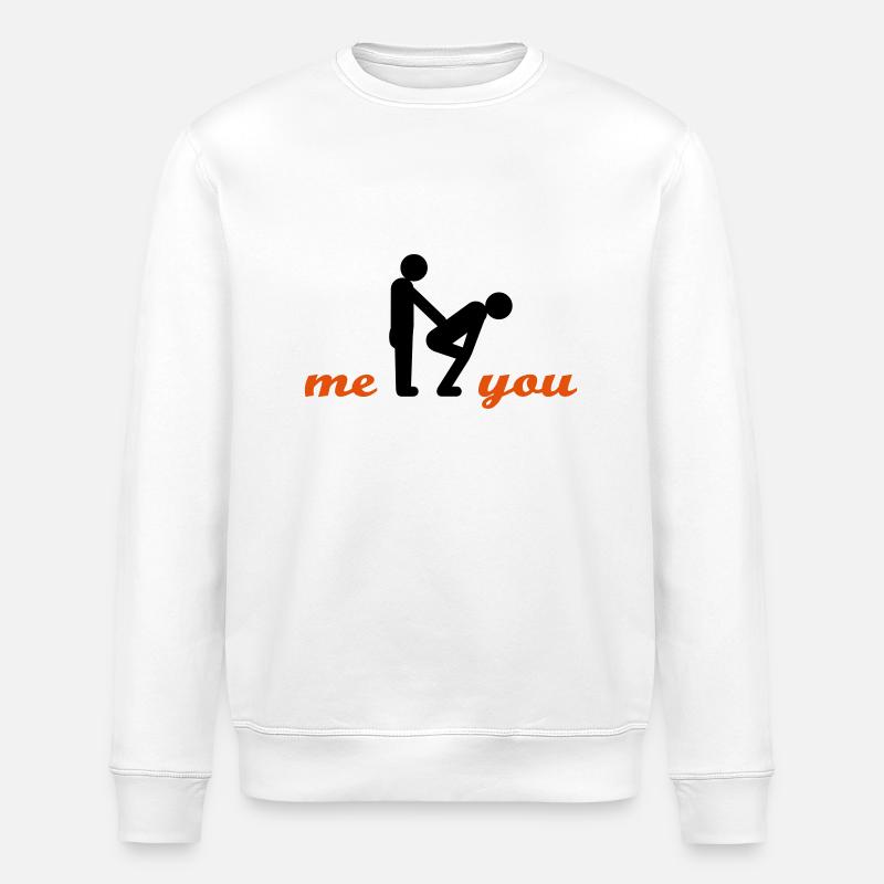 two guys - Stanley/Stella Unisex Bio-Sweatshirt ROLLER - Weiß