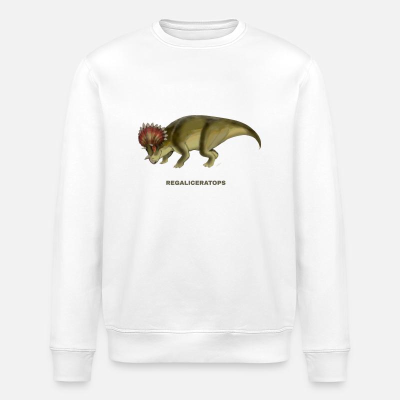 LICORICERATOPS - Stanley/Stella Unisex Bio-Sweatshirt ROLLER - Weiß