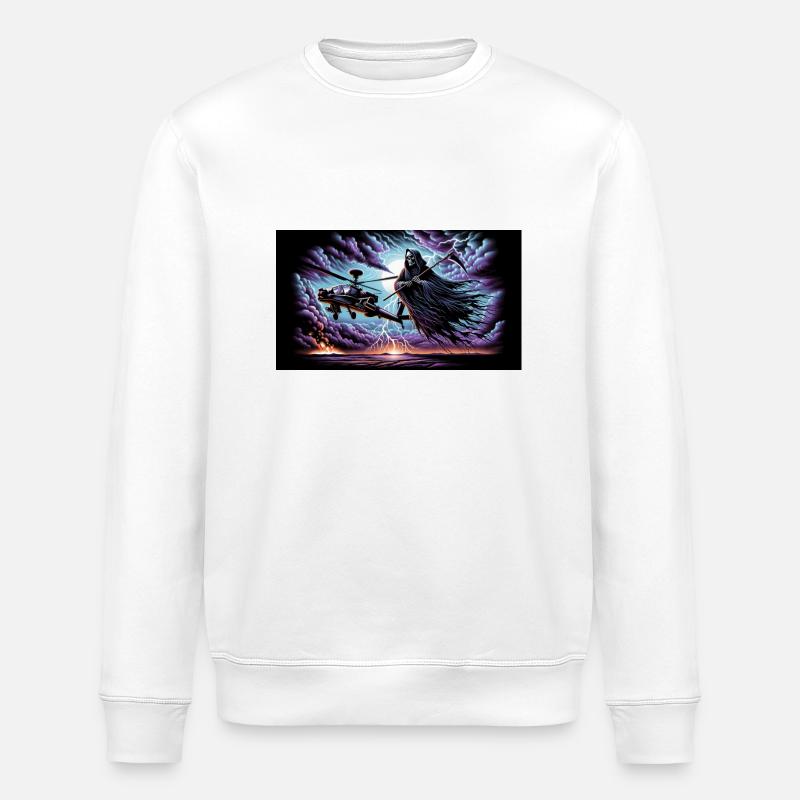 Vol de la Faucheuse - Sweat bio ROLLER Stanley/Stella Unisexe - blanc