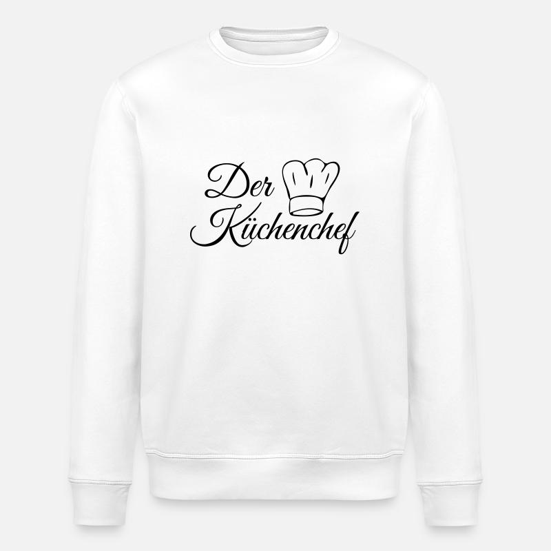 Der Küchenchef - Stanley/Stella Unisex Bio-Sweatshirt ROLLER - Weiß