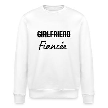 Girlfriend fiancée - Sweat bio ROLLER Stanley/Stella Unisexe - blanc - Devant - Nik (191cm)