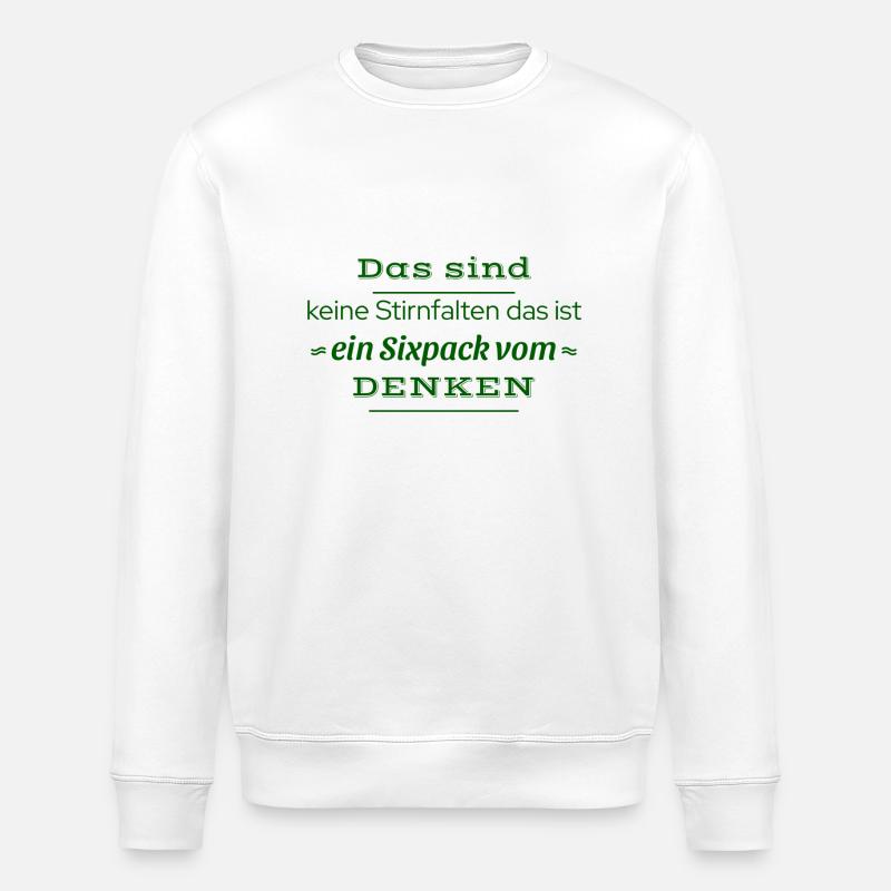 lehrer spruch - Stanley/Stella Unisex Bio-Sweatshirt ROLLER - Weiß