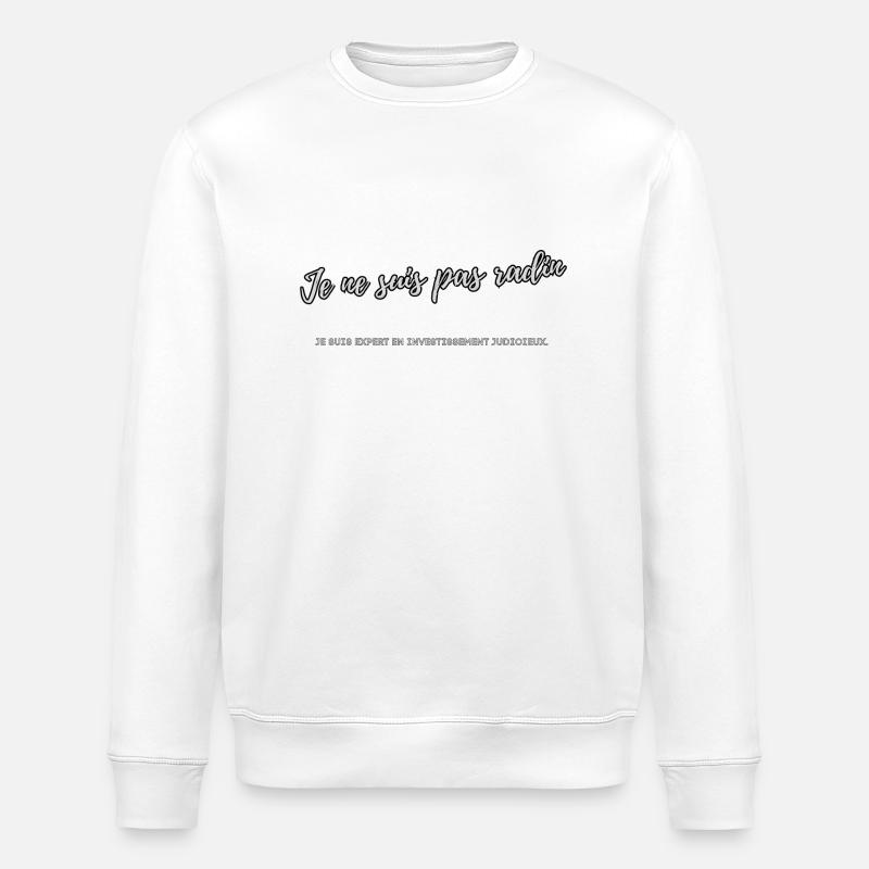 Radin 2 - Sweat bio ROLLER Stanley/Stella Unisexe - blanc