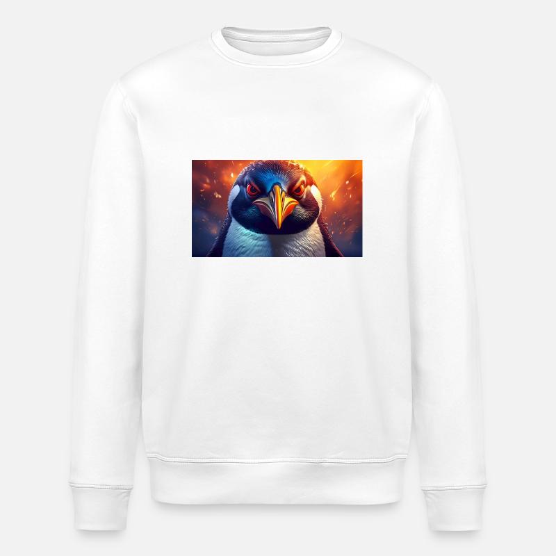 Animaux mignons - pingouin - Sweat bio ROLLER Stanley/Stella Unisexe - blanc