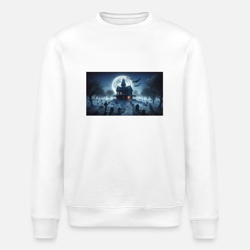 Halloween - Stanley/Stella ROLLER Unisex Organic Sweatshirt - white