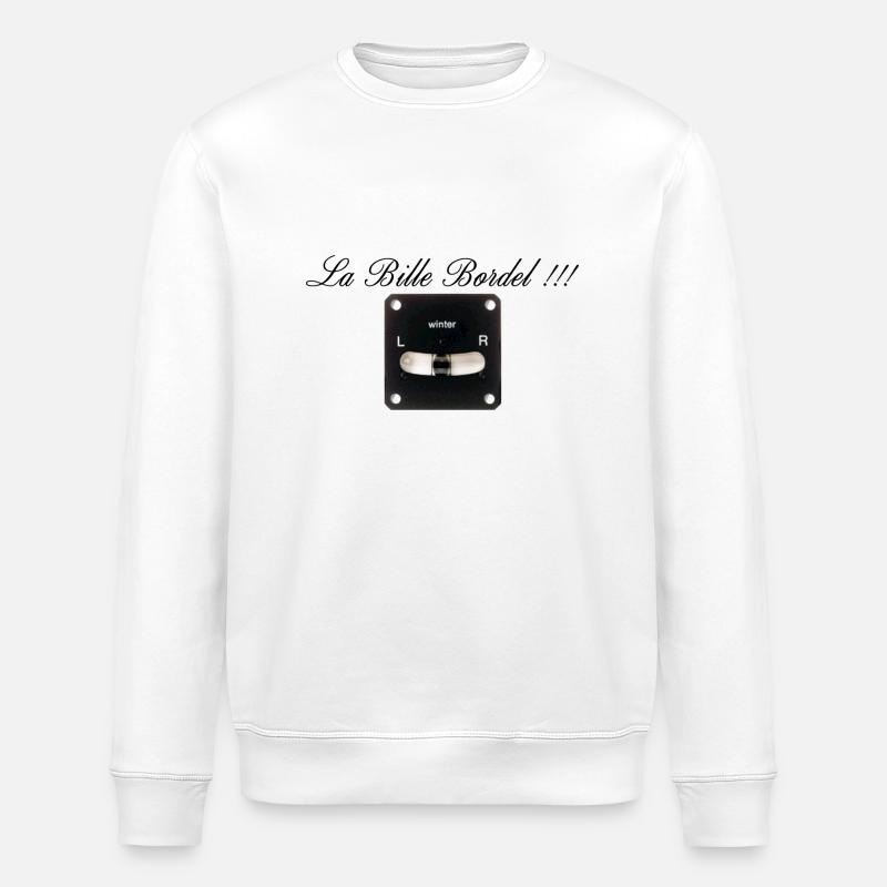 Die Messy Ball Top Kopie - Stanley/Stella Unisex Bio-Sweatshirt ROLLER - Weiß