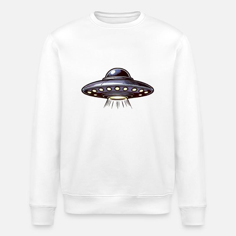 ufo - Stanley/Stella Unisex Bio-Sweatshirt ROLLER - Weiß