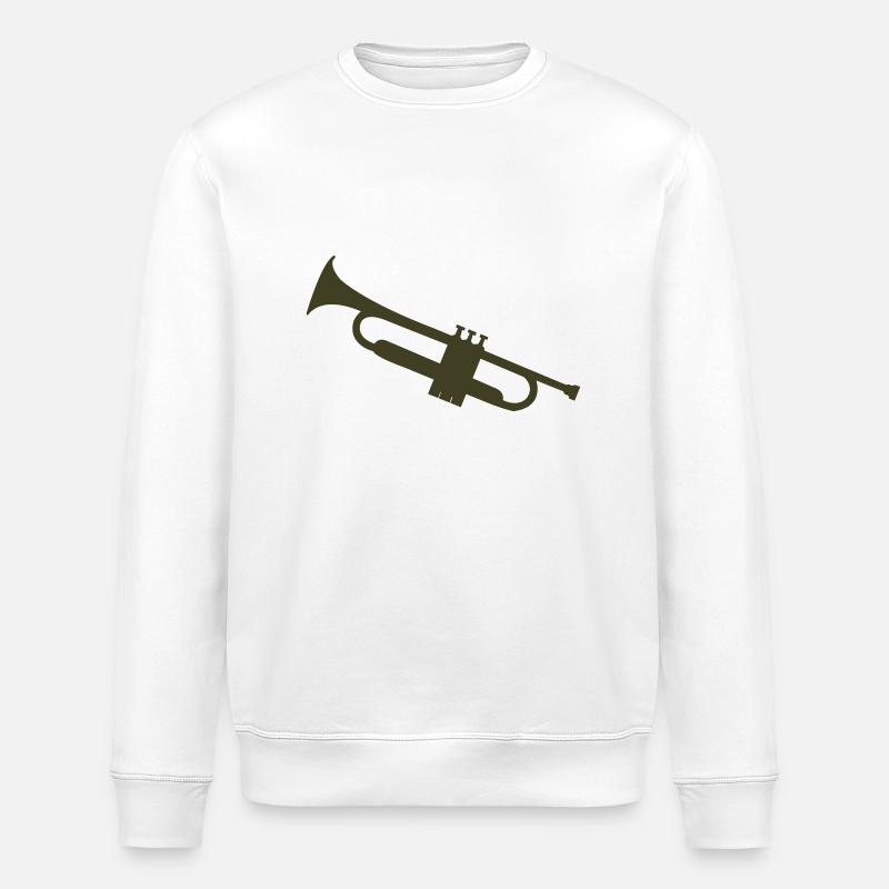 trompete - Stanley/Stella Unisex Bio-Sweatshirt ROLLER - Weiß