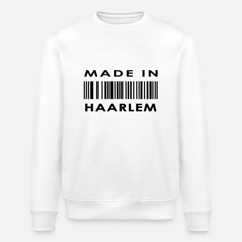 madein nl 09 haarlem - Stanley/Stella Unisex Bio-Sweatshirt ROLLER - Weiß
