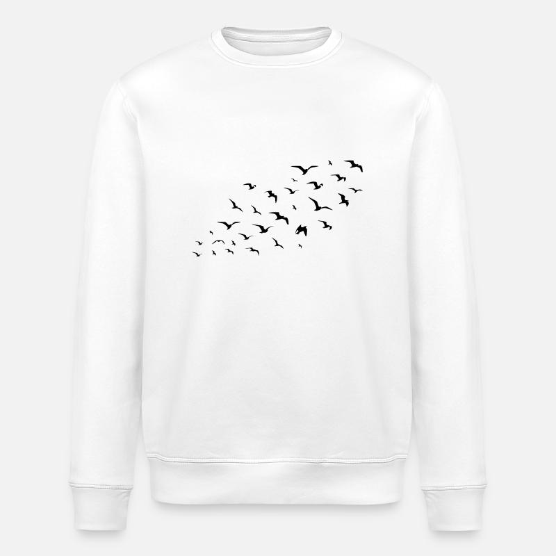 birds - Stanley/Stella Unisex Bio-Sweatshirt ROLLER - Weiß