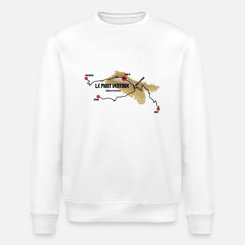 Le Mont Ventoux - Stanley/Stella Unisex Bio-Sweatshirt ROLLER - Weiß