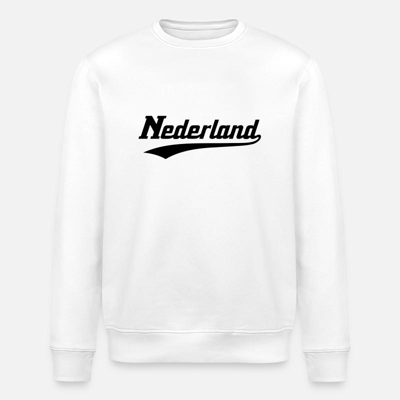 NEDERLAND ATHL - Stanley/Stella Unisex Bio-Sweatshirt ROLLER - Weiß