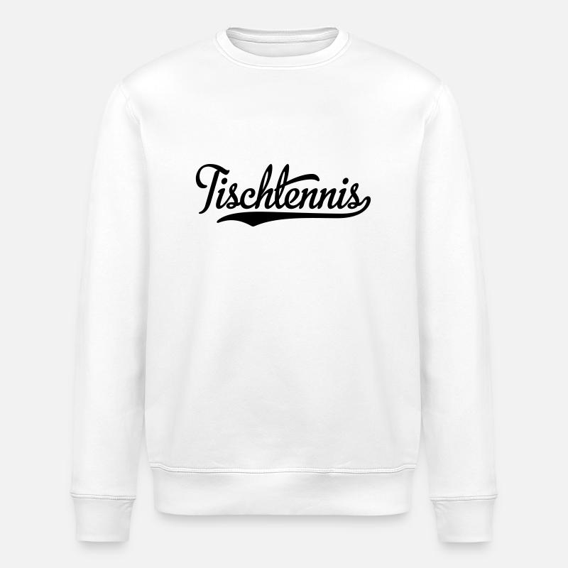 tischtennis - Stanley/Stella Unisex Bio-Sweatshirt ROLLER - Weiß