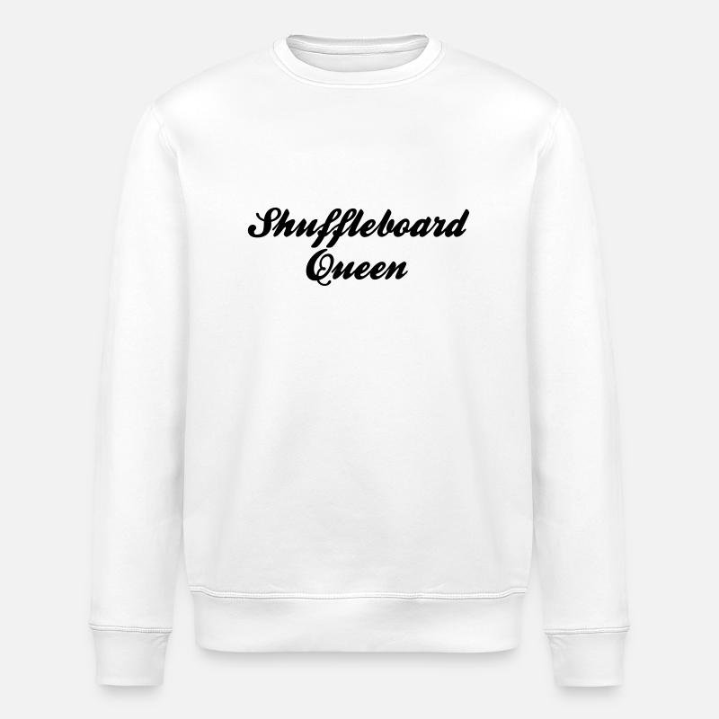 shuffleboard queen - Stanley/Stella Unisex Bio-Sweatshirt ROLLER - Weiß