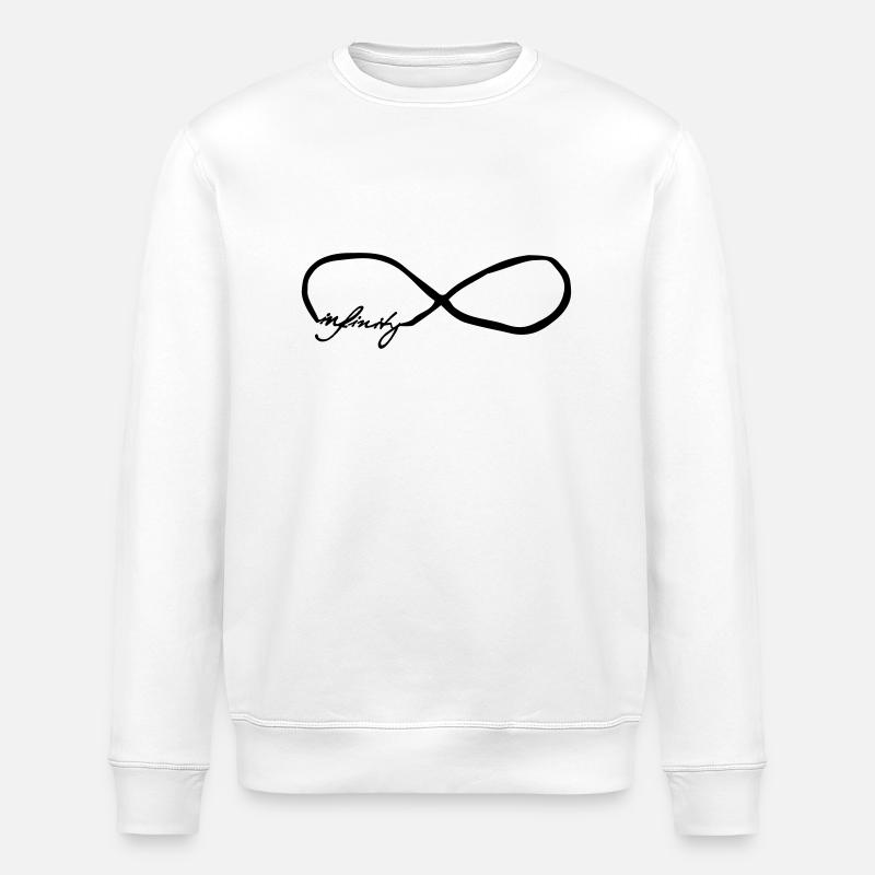 infinity - Stanley/Stella ROLLER Unisex Organic Sweatshirt - white